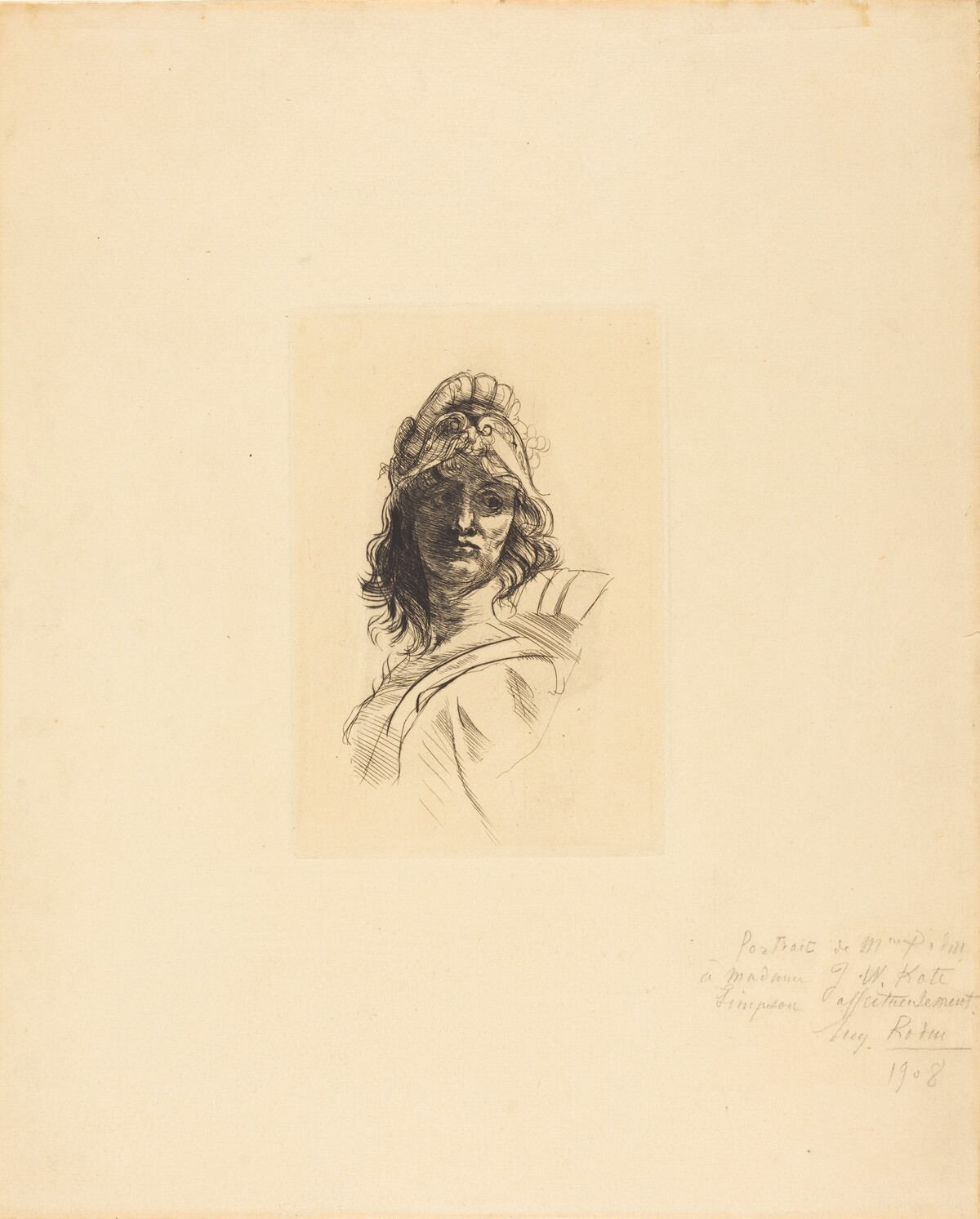 Buste de Bellone by Auguste Rodin