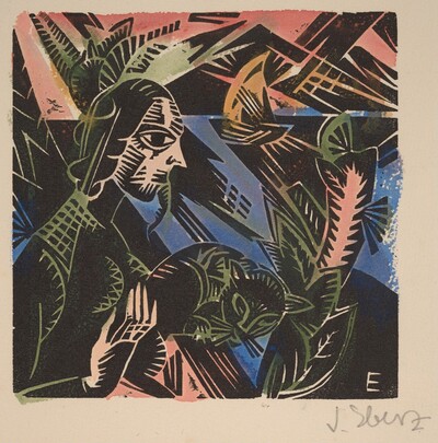 Woman with a Cat