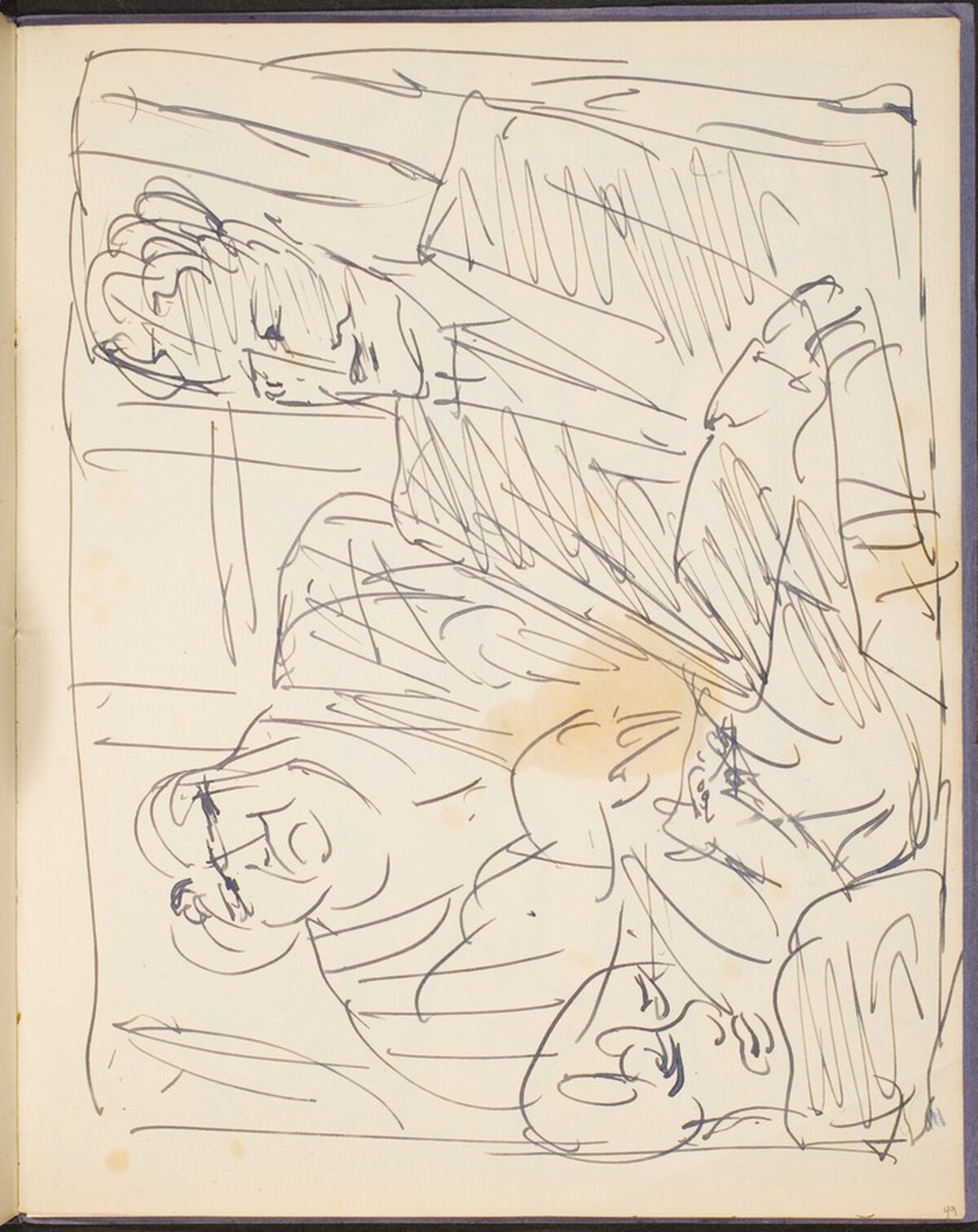 Familienszene (Family Scene) [p. 49] by Max Beckmann
