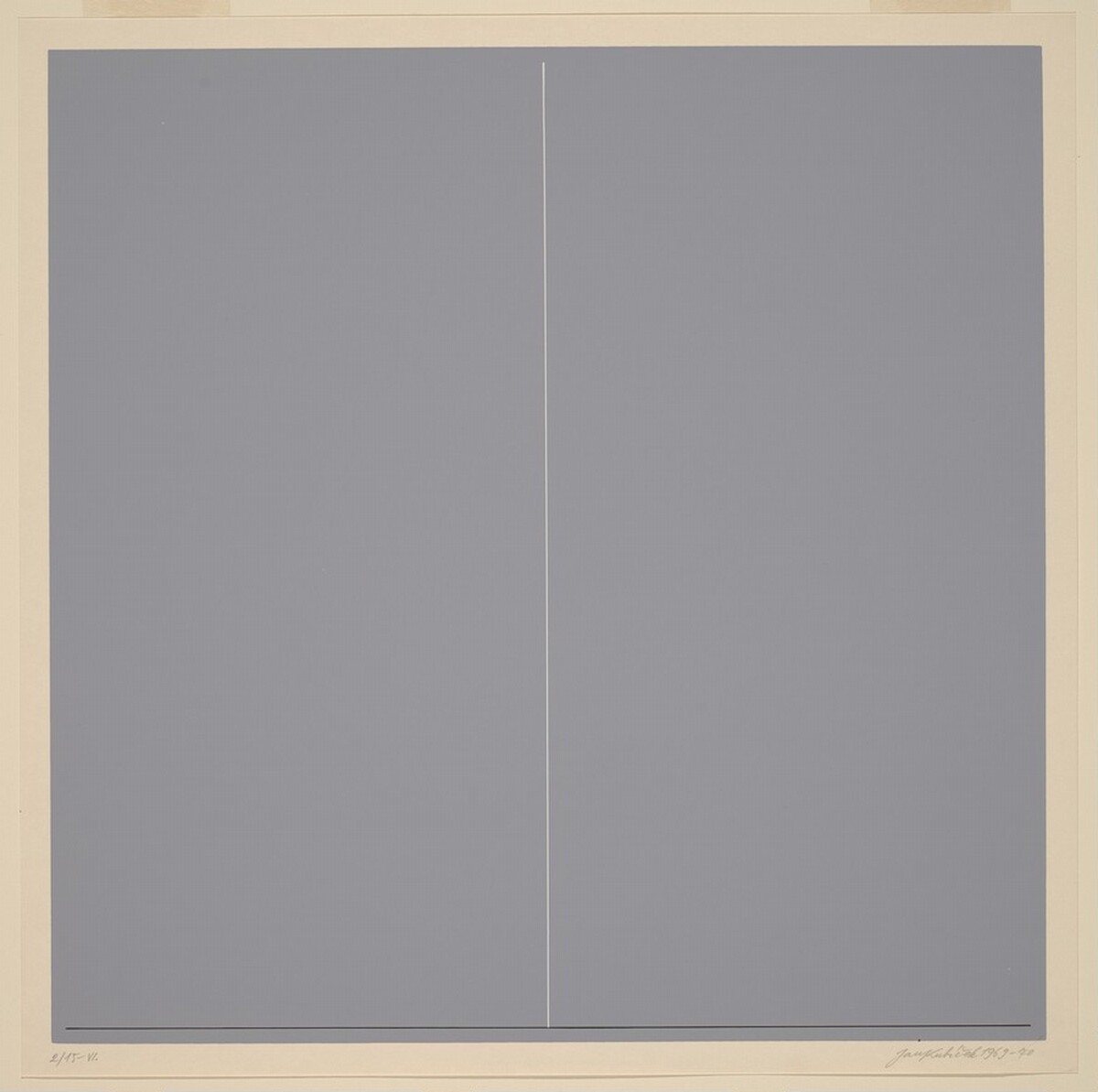 System of Horizontals and Verticals in the Square by Jan Kubicek