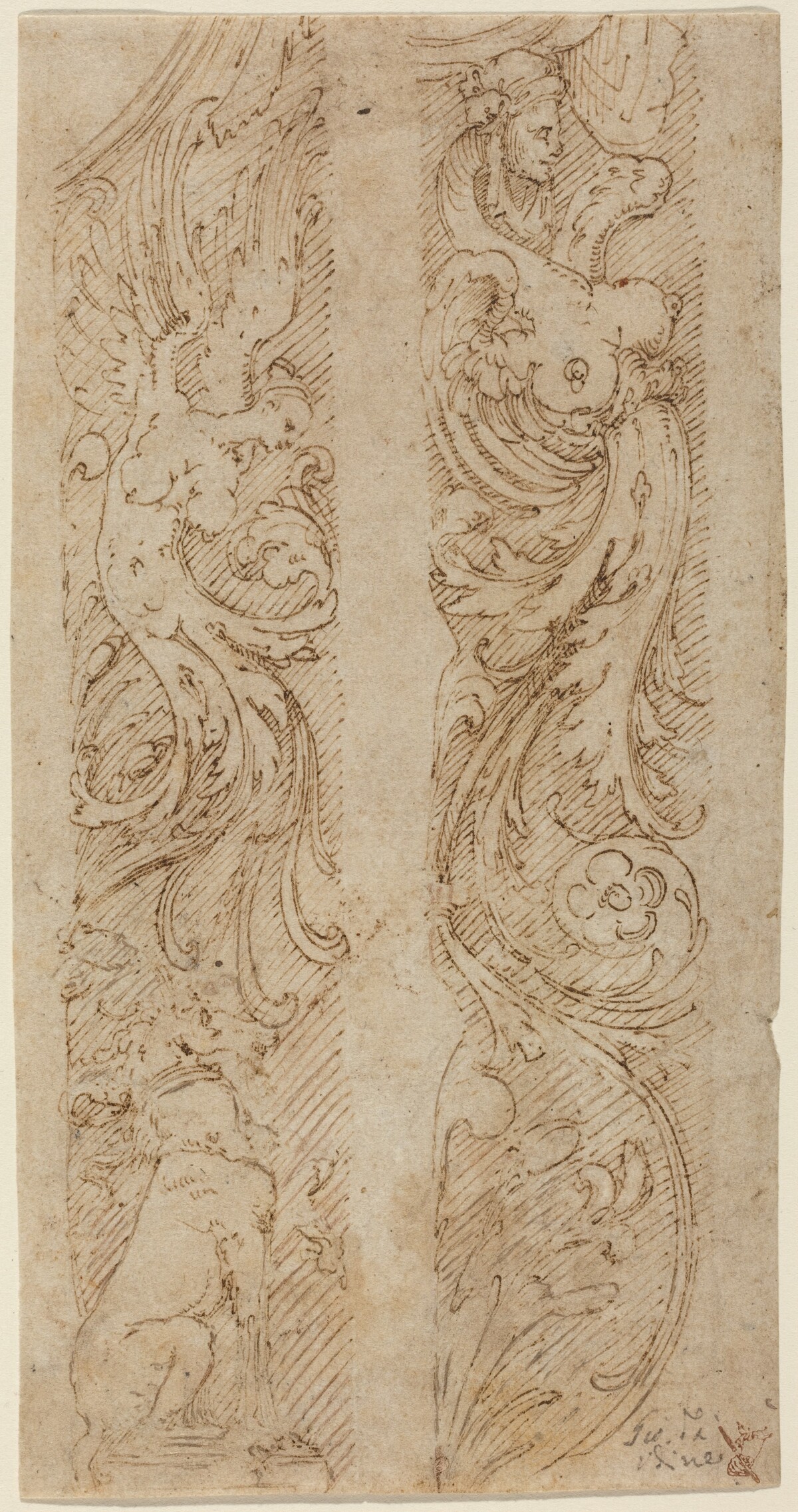 Grotesque Decorations for Wall Panels by Giovanni da Udine