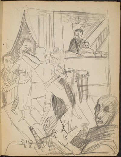 Szene in Tanzbar (Dancing in a Bar) [p. 19]