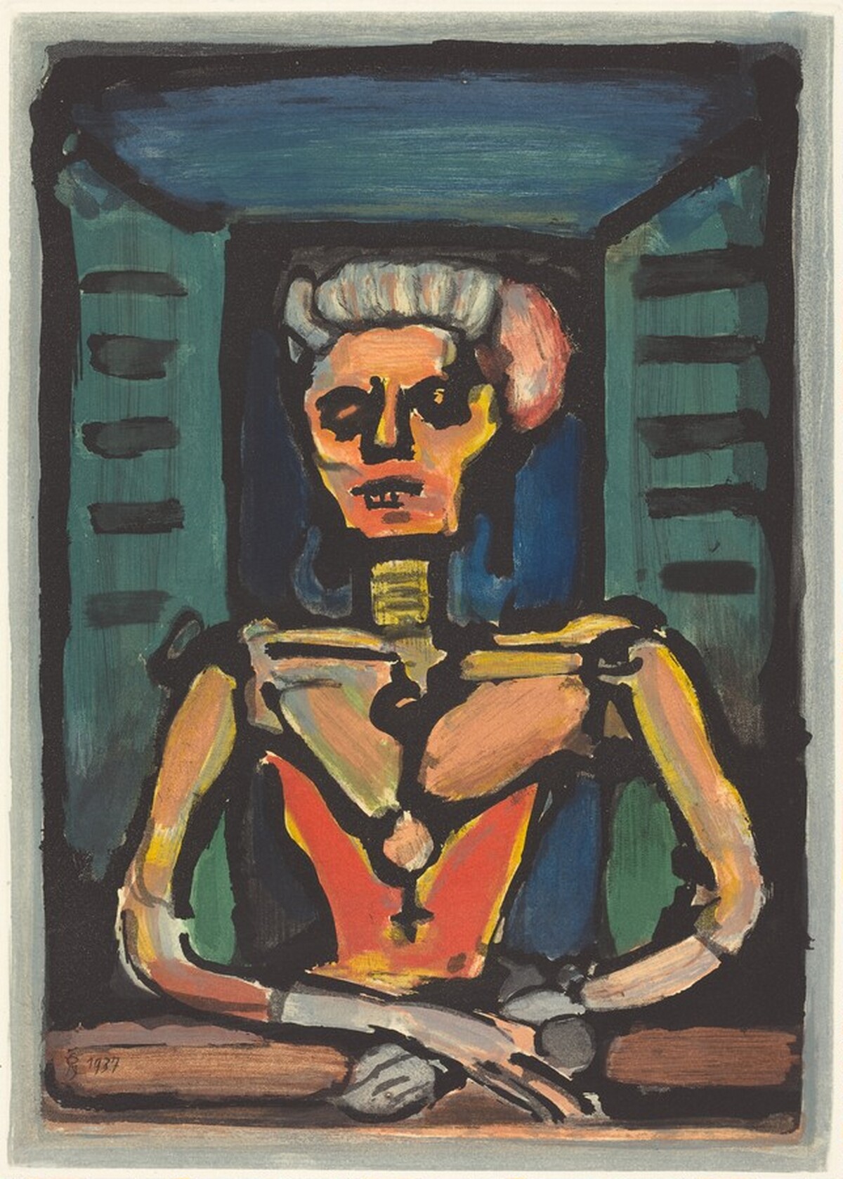 "Fiere autant qu'un vivant, de sa noble stature ..." by Georges Rouault