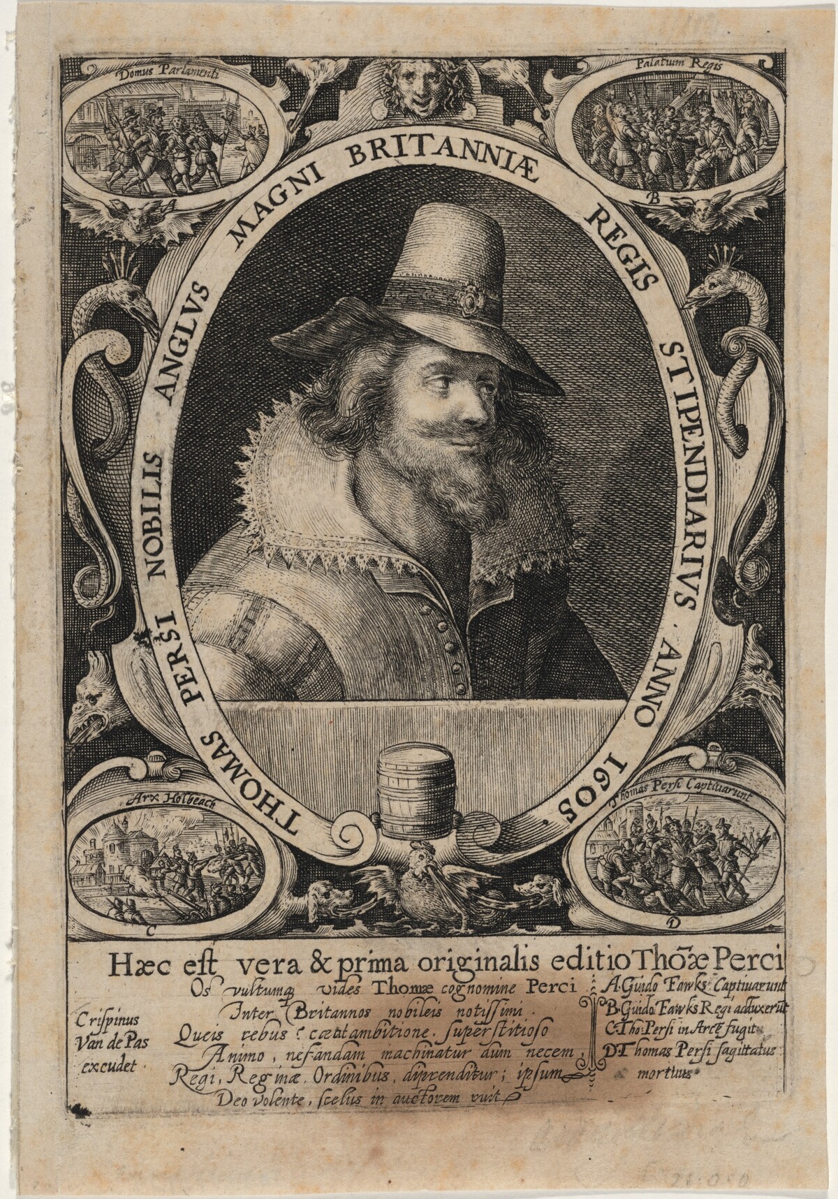 Thomas Percy by Attributed to Crispijn de Passe I