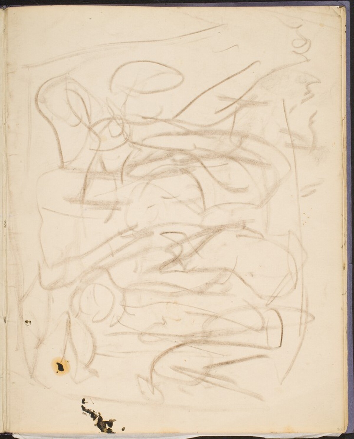mehrfigurige Skizze (Group) [p. 35] by Max Beckmann
