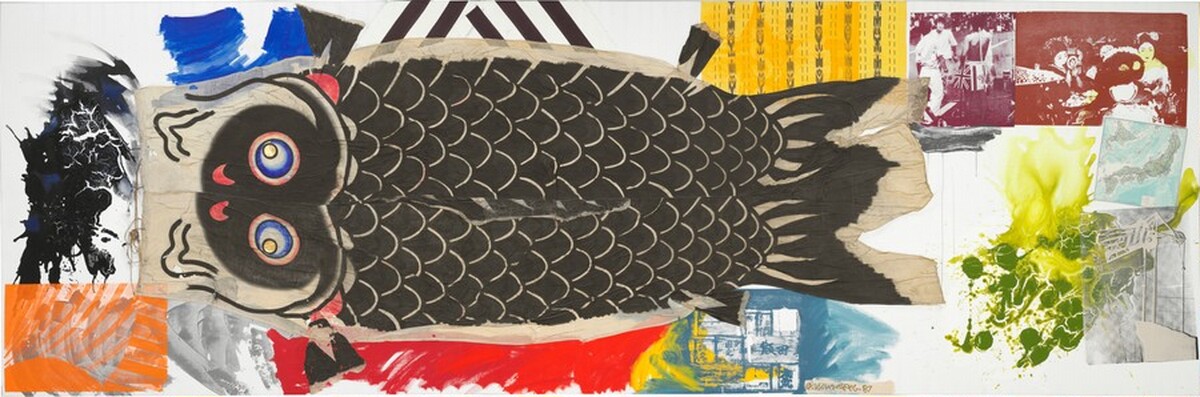 Wall-Eyed Carp/ROCI JAPAN by Robert Rauschenberg