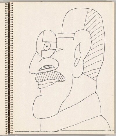 Self-Portrait in Profile