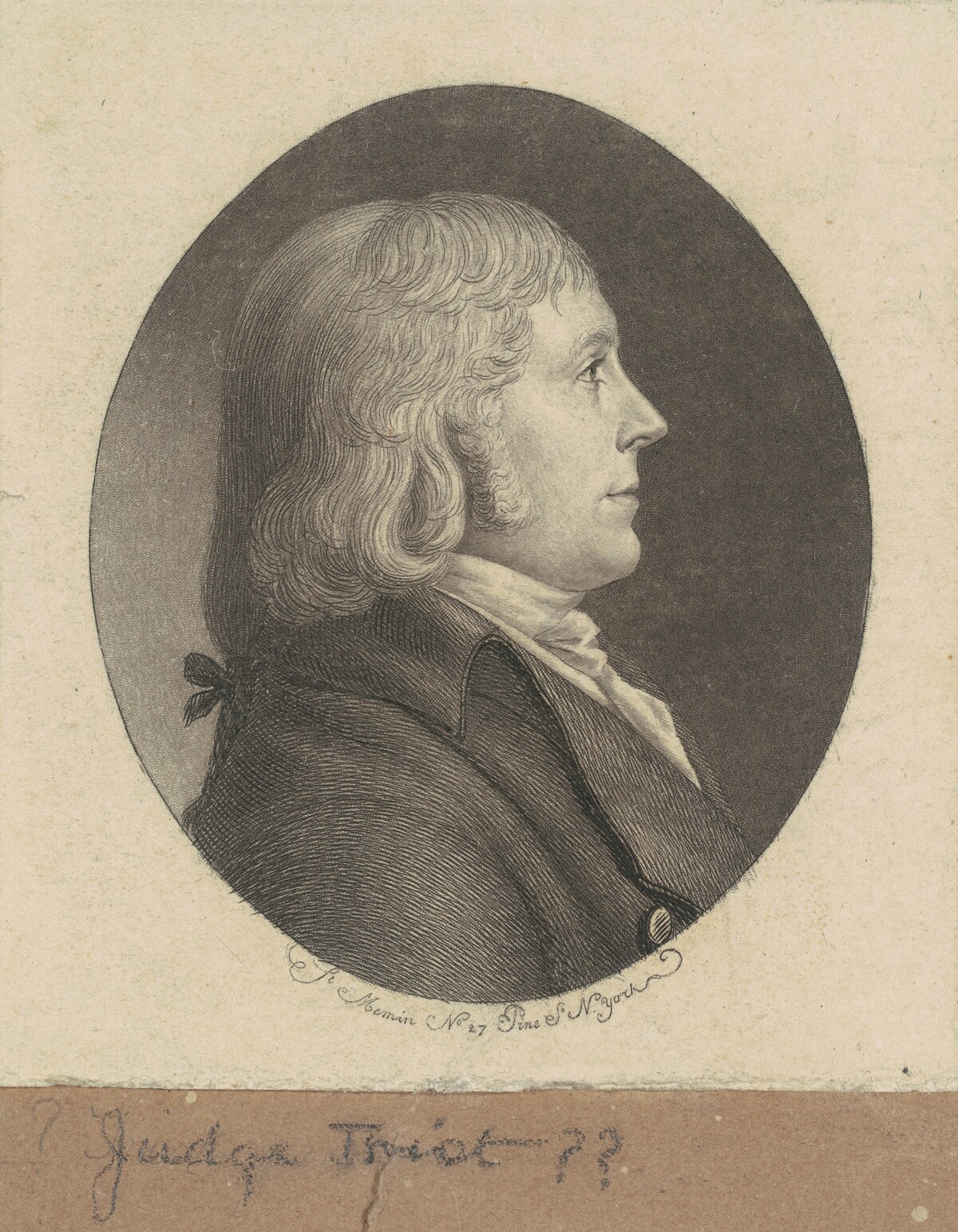 Judge Trist by Charles B. J. Févret de Saint-Mémin