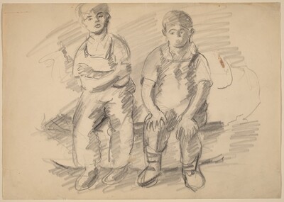 Two Seated Boys