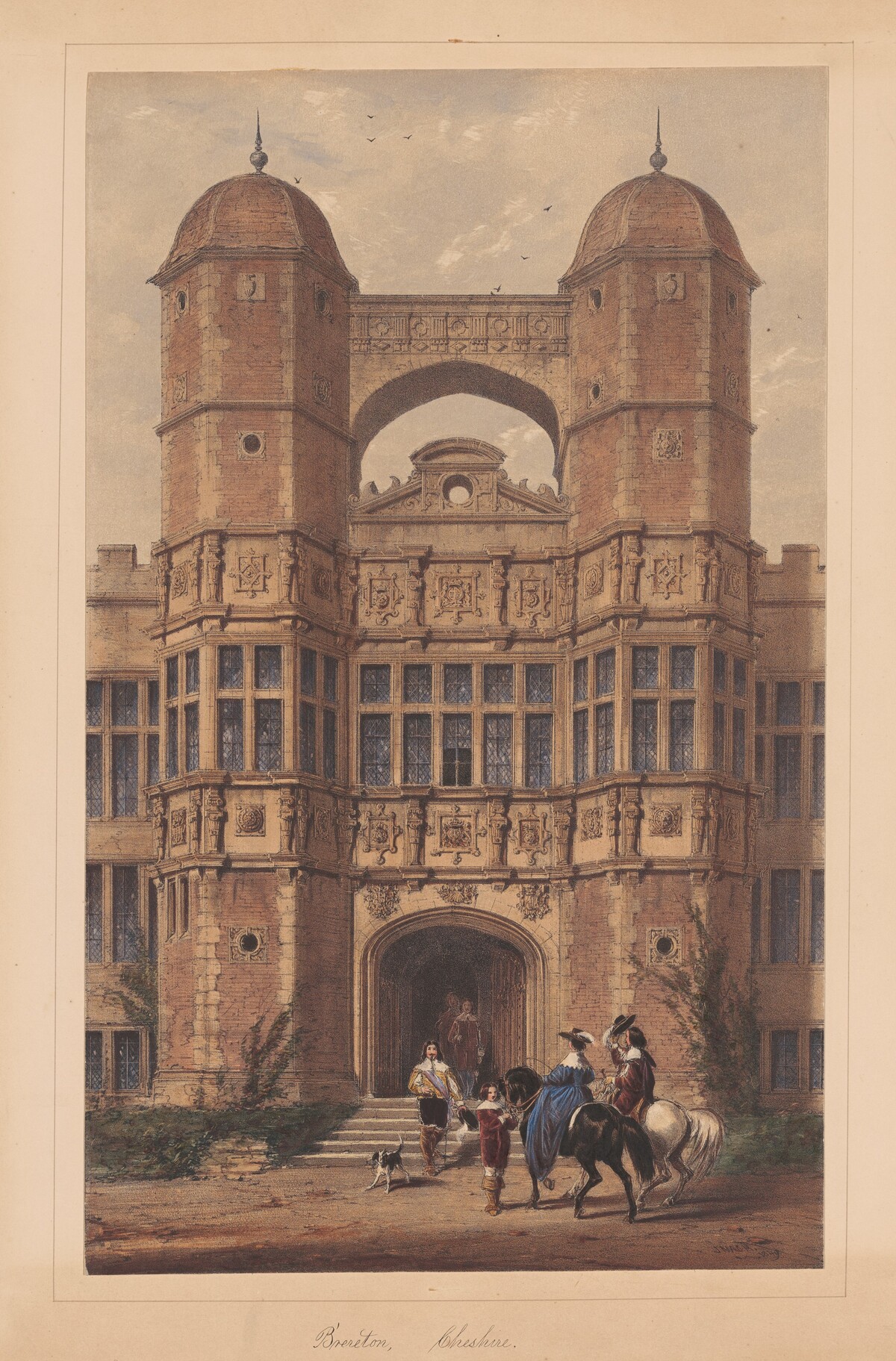 Brereton, Cheshire by Joseph Nash