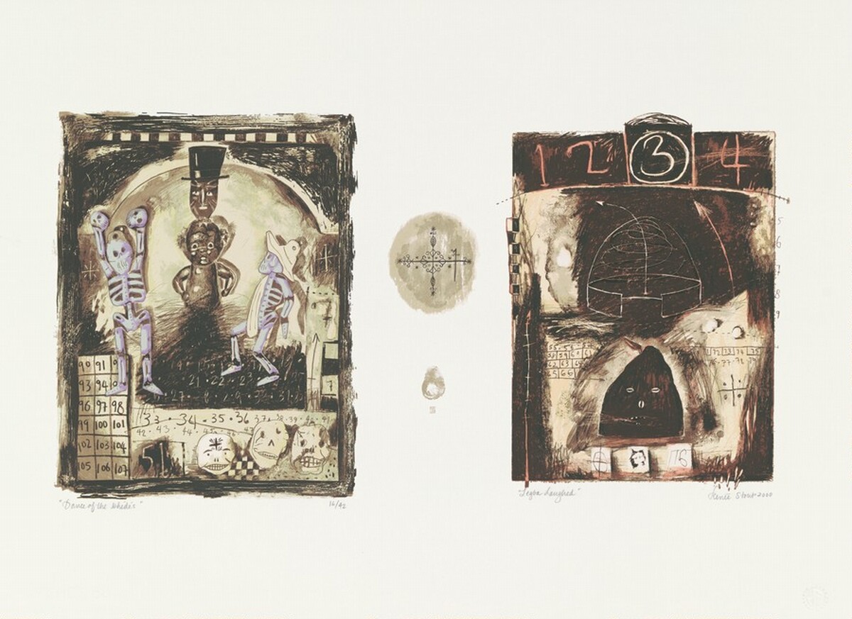 Dance of the Ghedes / Legba Laughed by Renée Stout