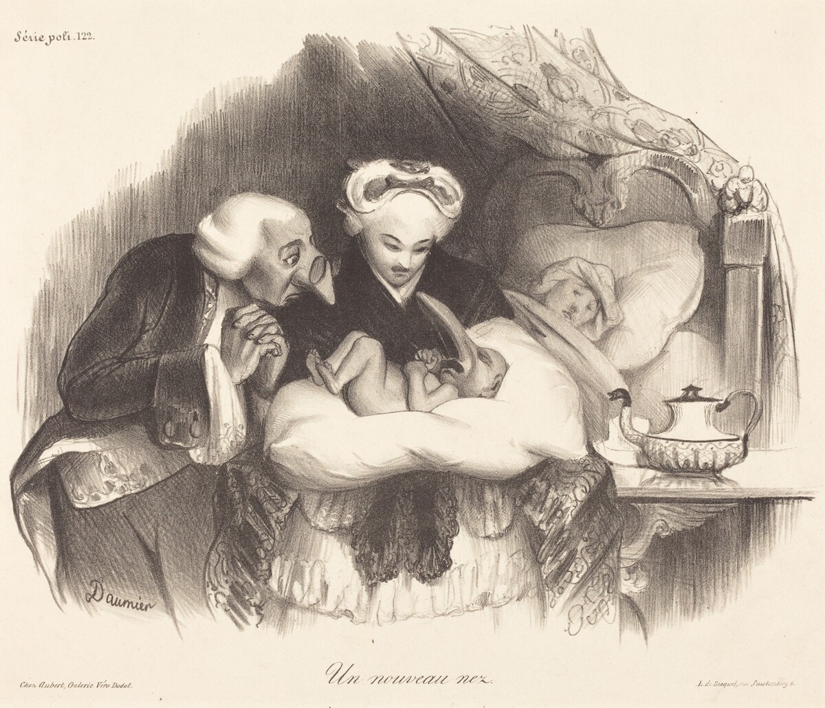 Un nouveau nez by Honoré Daumier