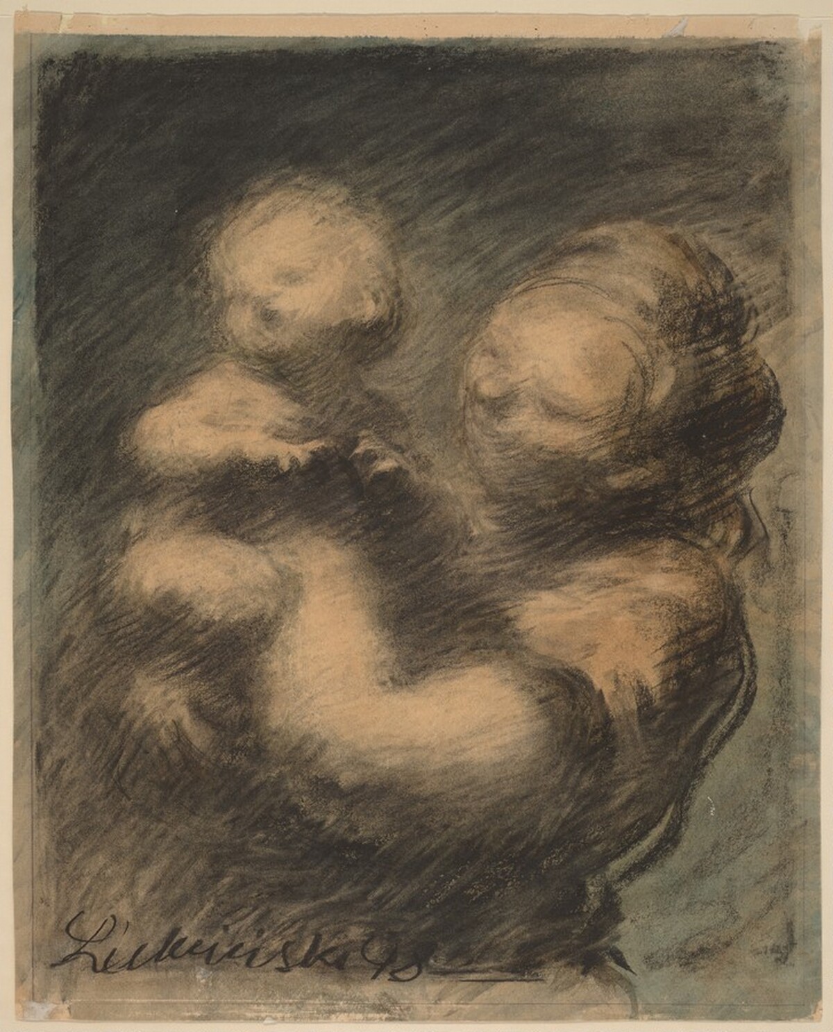 Woman and Child by Liebrinski