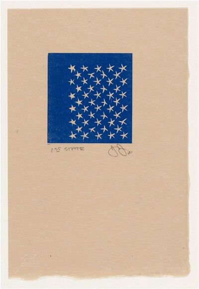 Flag and Vase [state proof of 1st state]