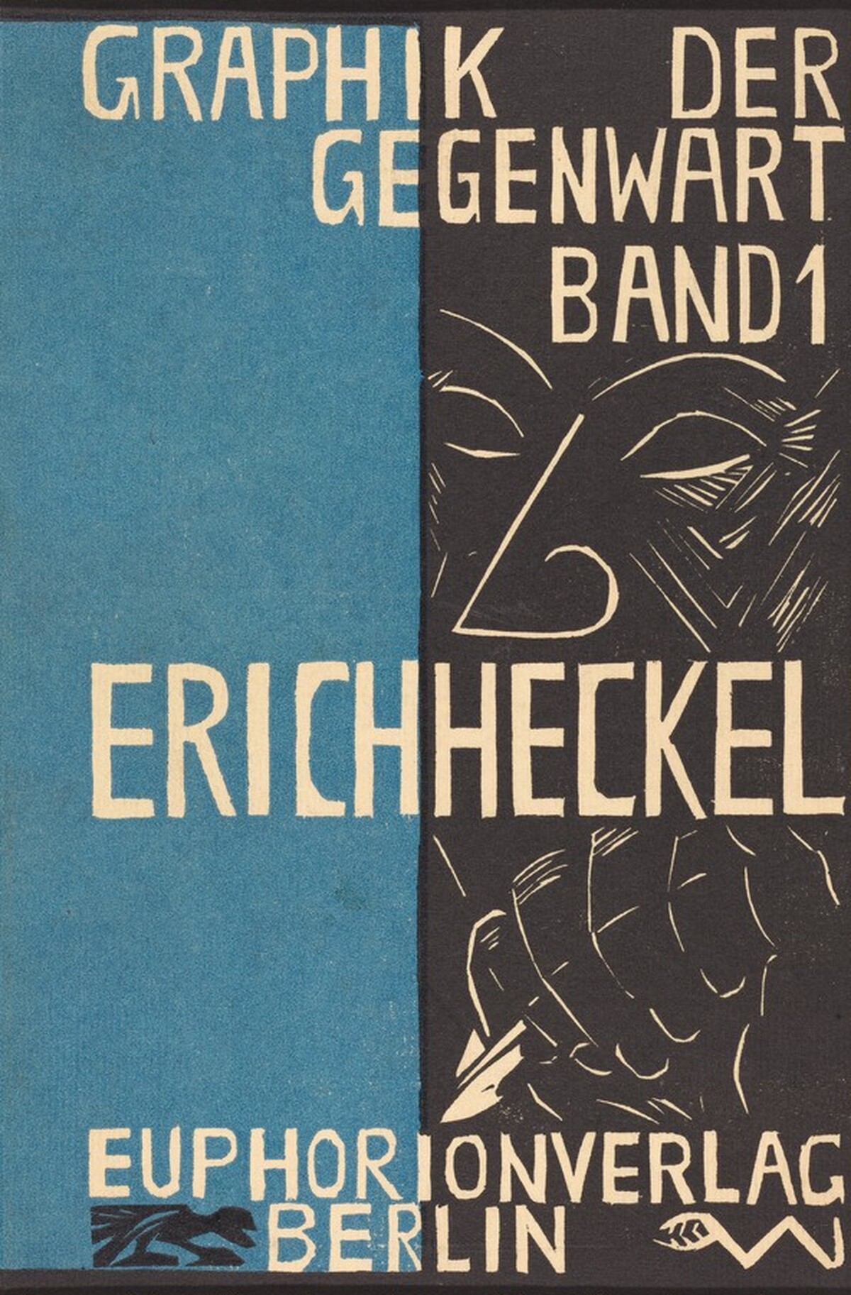 Cover for Graphik der Gegenwart. Band I. Erich Heckel (Graphics of Today. Volume I. Erich Heckel) by Erich Heckel