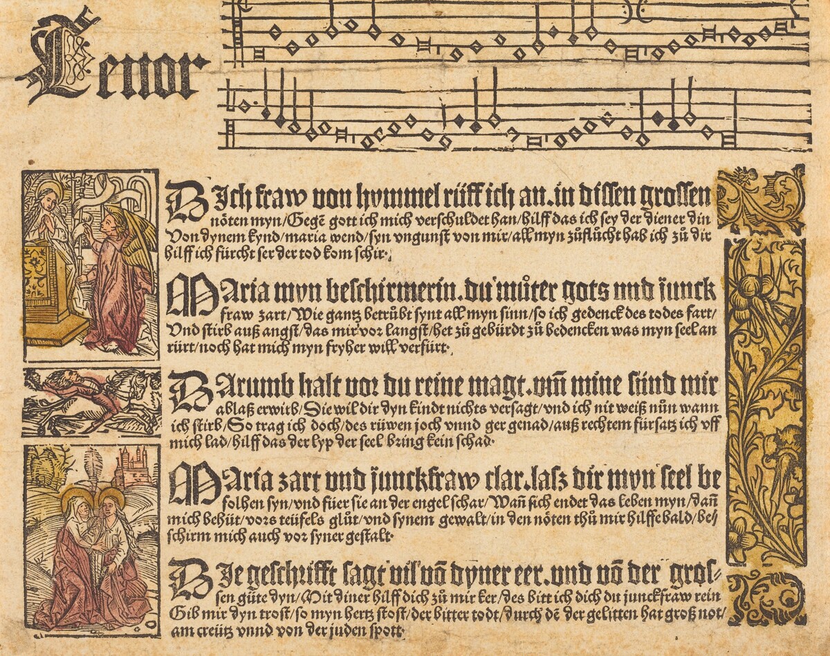 Song to the Virgin by German 15th Century