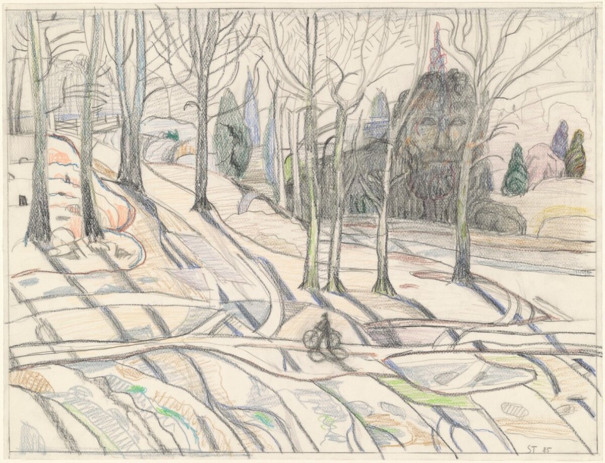 November, Long Shadows by Saul Steinberg