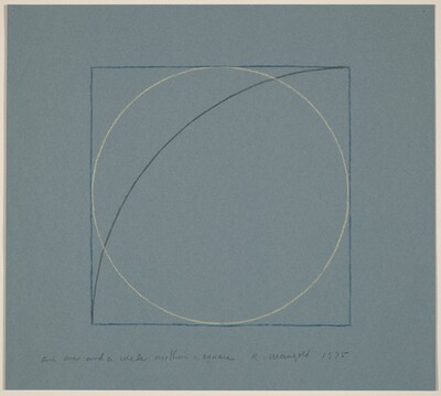An Arc and a Circle within a Square