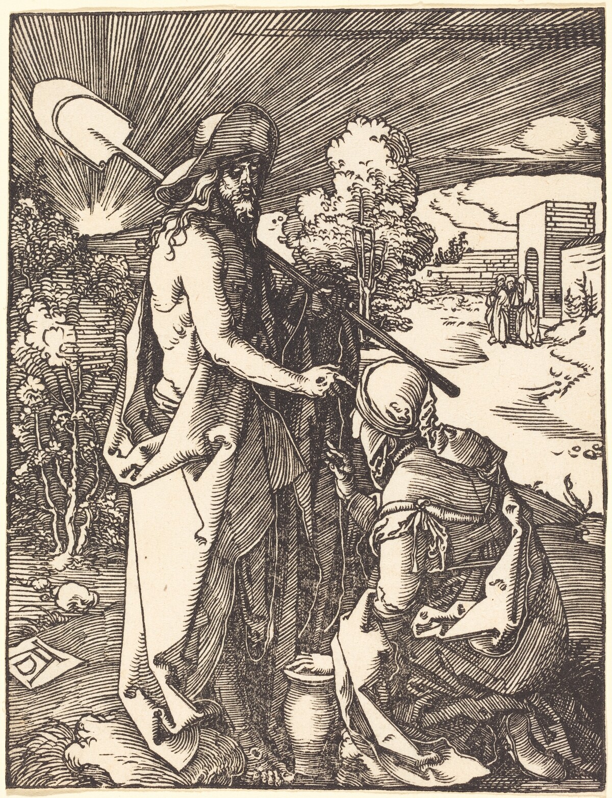 Christ Appearing to Mary Magdalene by Albrecht Dürer