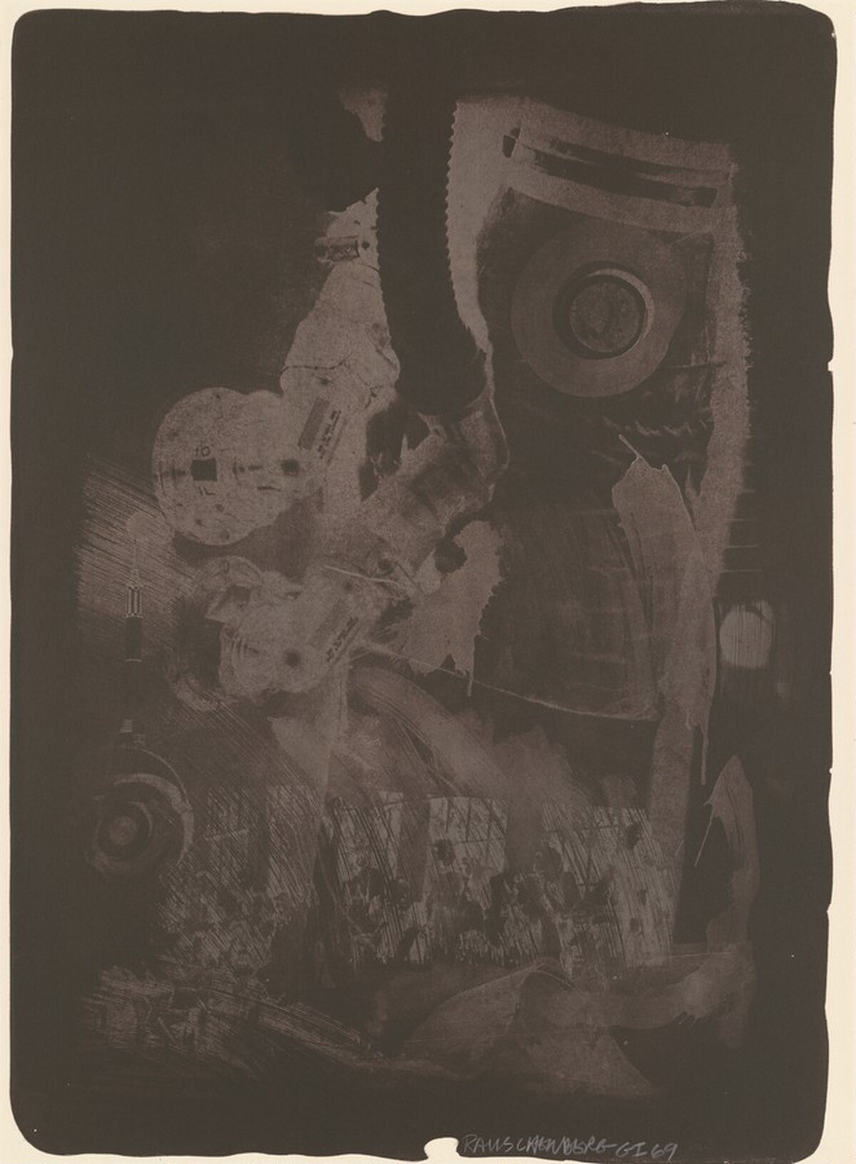 Earth Crust by Robert Rauschenberg