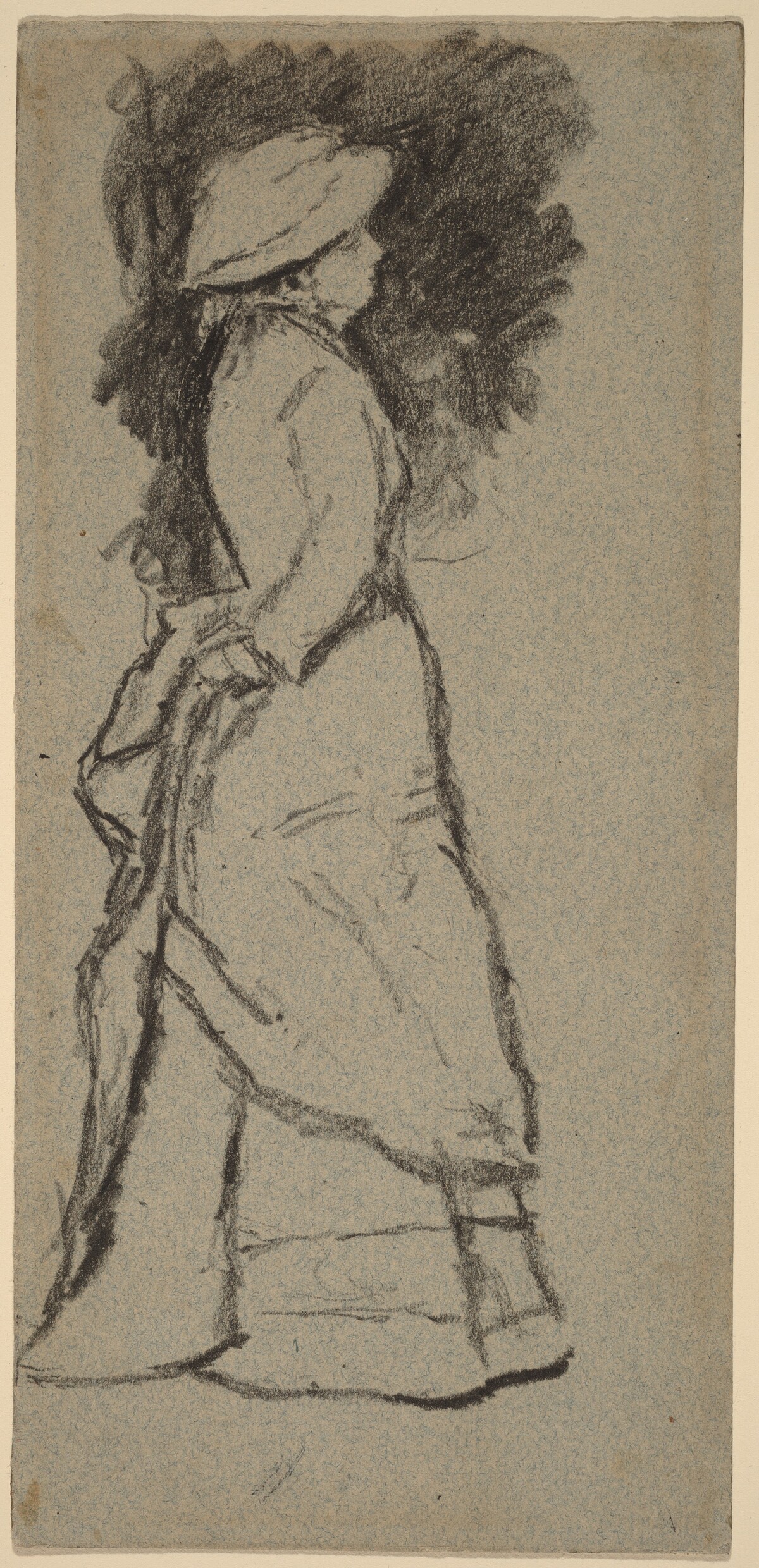 Standing Woman in Profile by Homer Dodge Martin