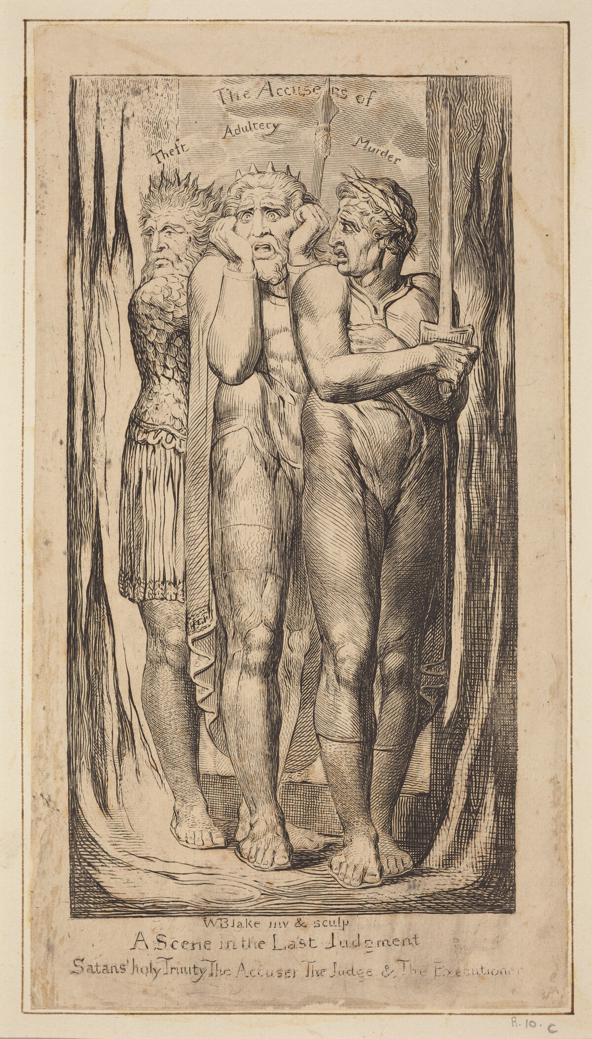 War (The Accusers of Theft, Adultery, Murder) by William Blake