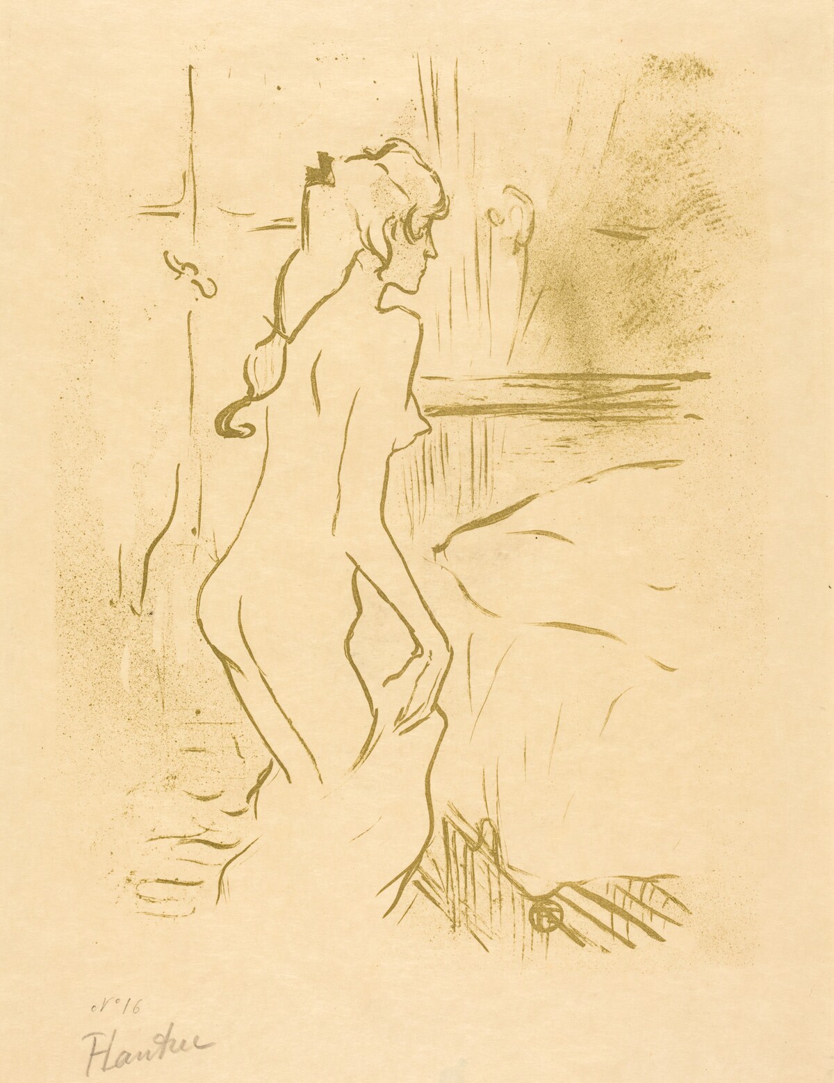 Study of a Woman (Etude de femme) by Henri de Toulouse-Lautrec