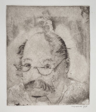 Portrait of a Man with Glasses