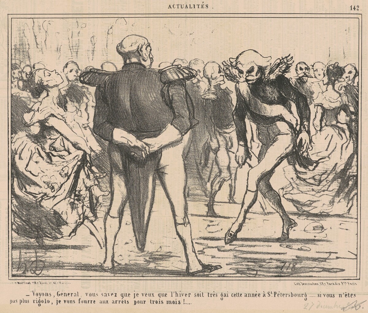Voyons, genéral ... by Honoré Daumier