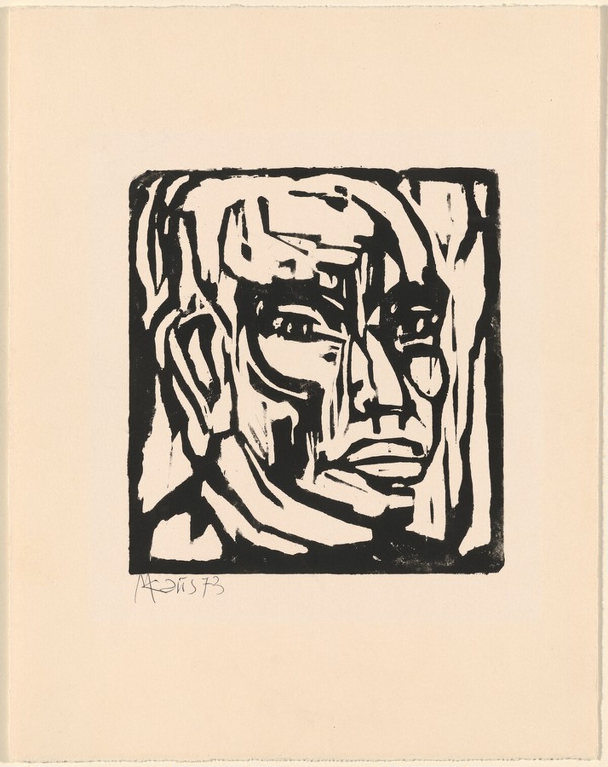 Selbstbildnis (Self-Portrait) by Max Kaus