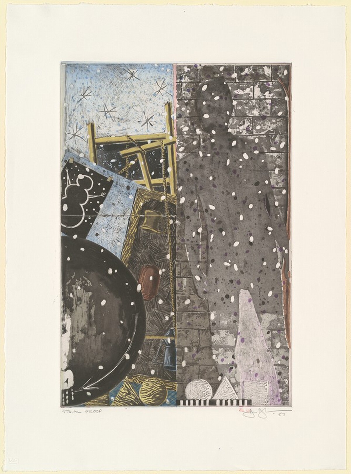 The Seasons (Winter) [trial proof] by Jasper Johns