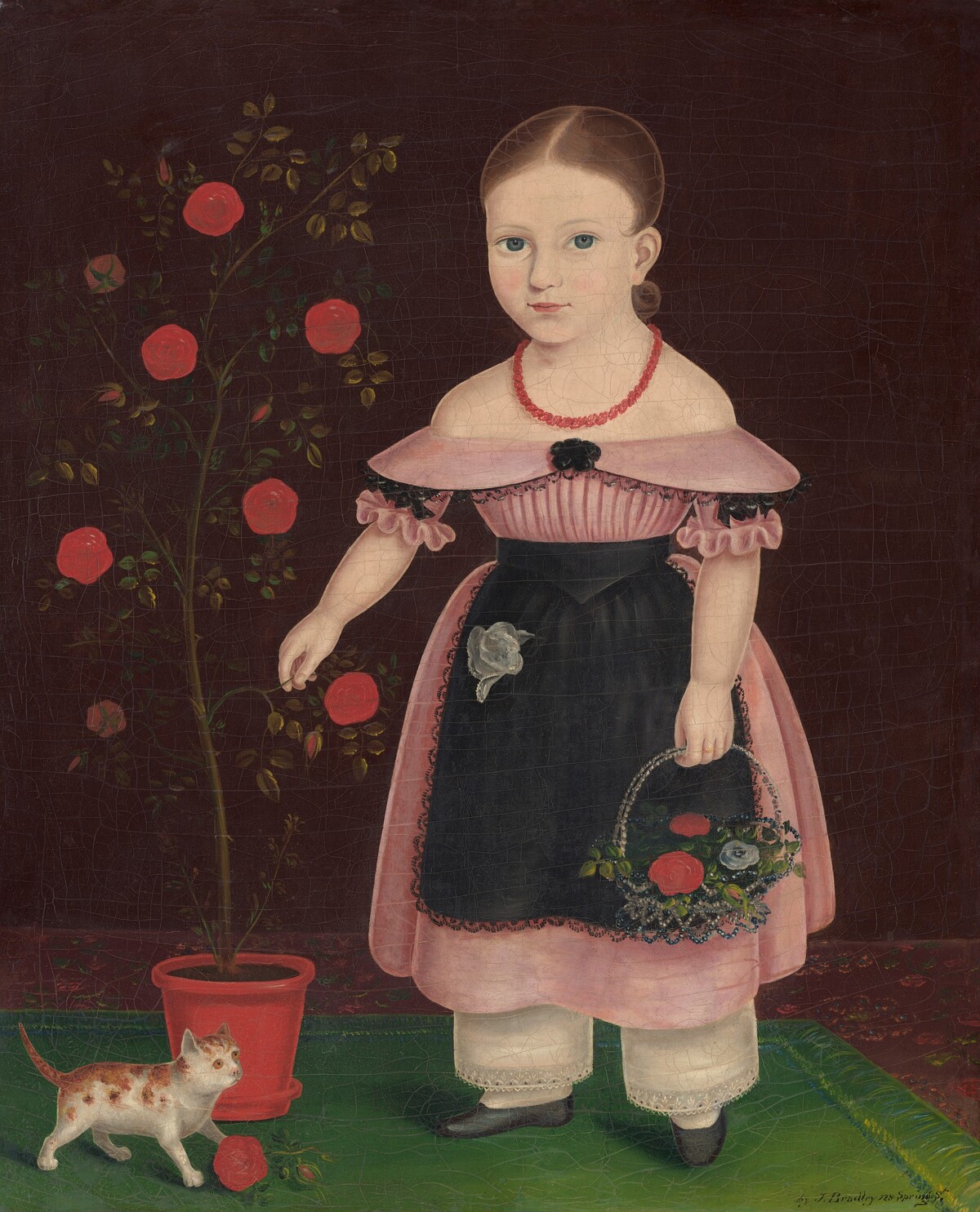 Little Girl in Lavender by John Bradley