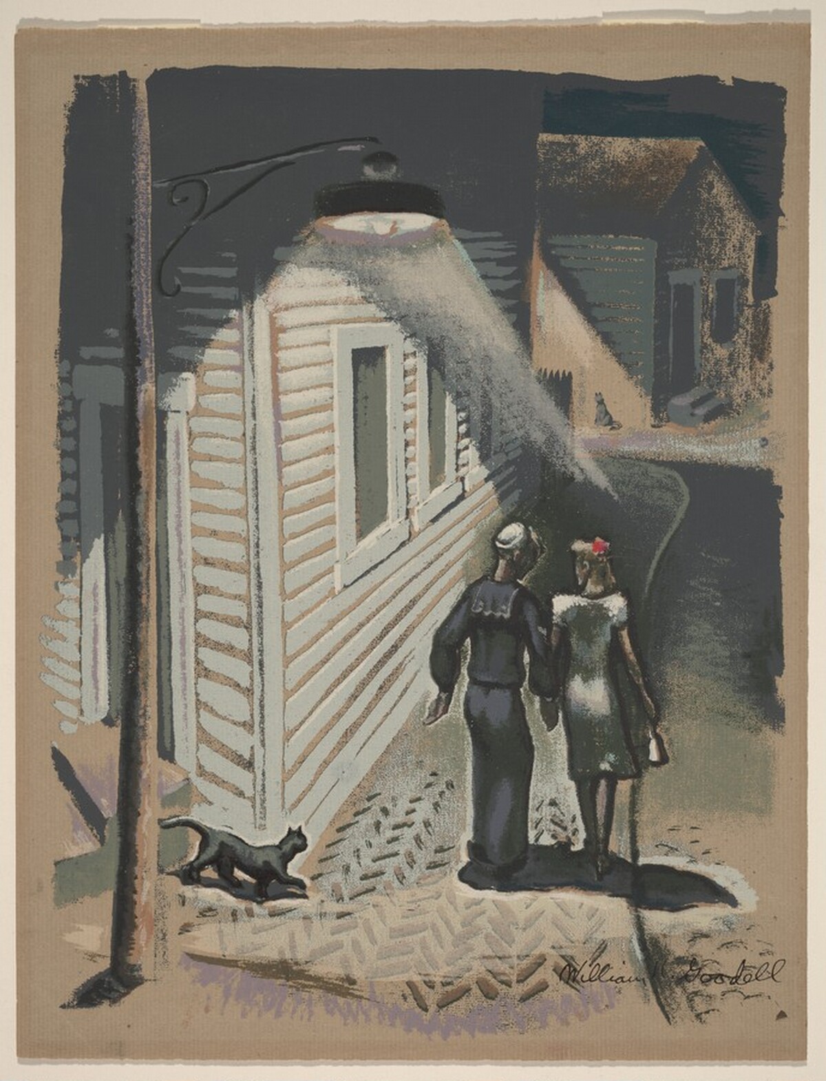 Street in Newport by William Newport Goodell