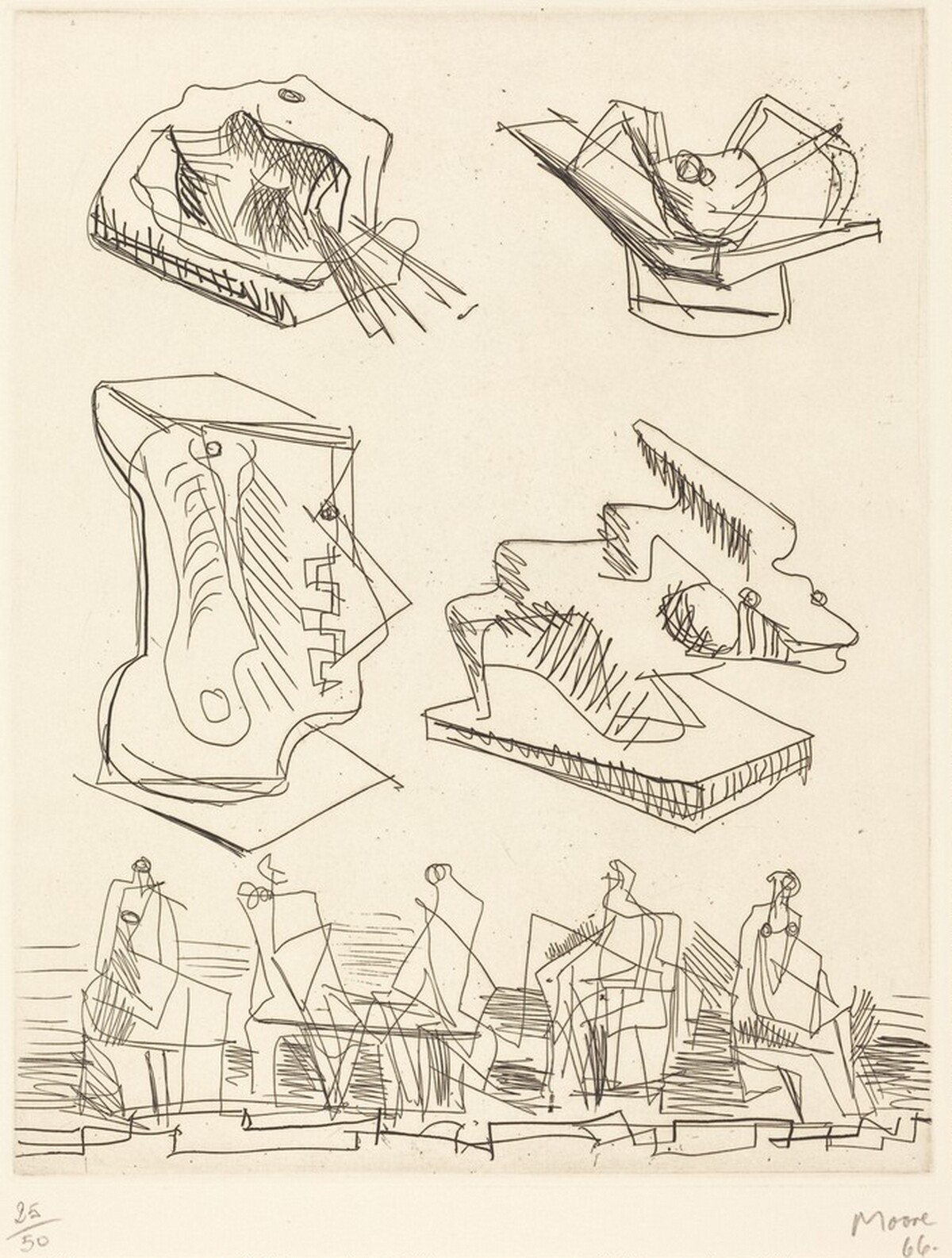 Ideas for Sculpture by Henry Moore