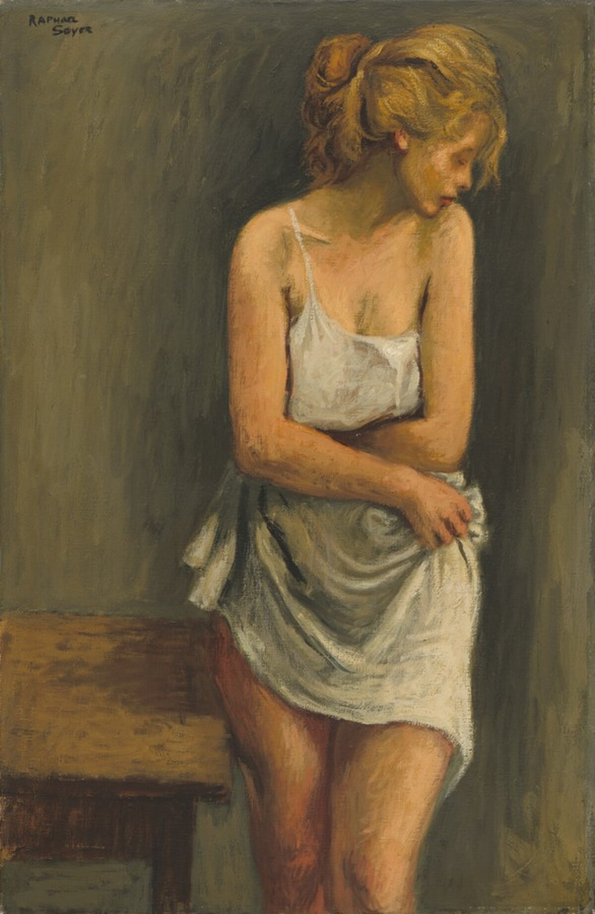 Blond Figure by Raphael Soyer