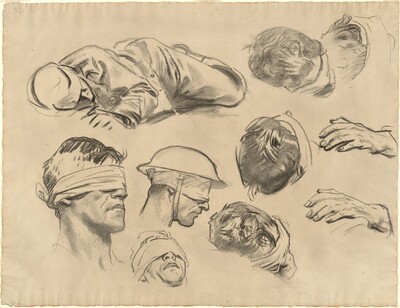 Studies for "Gassed"
