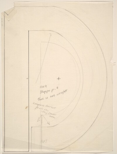 Sketch for "Building - Blocks for a Doorway" (D)