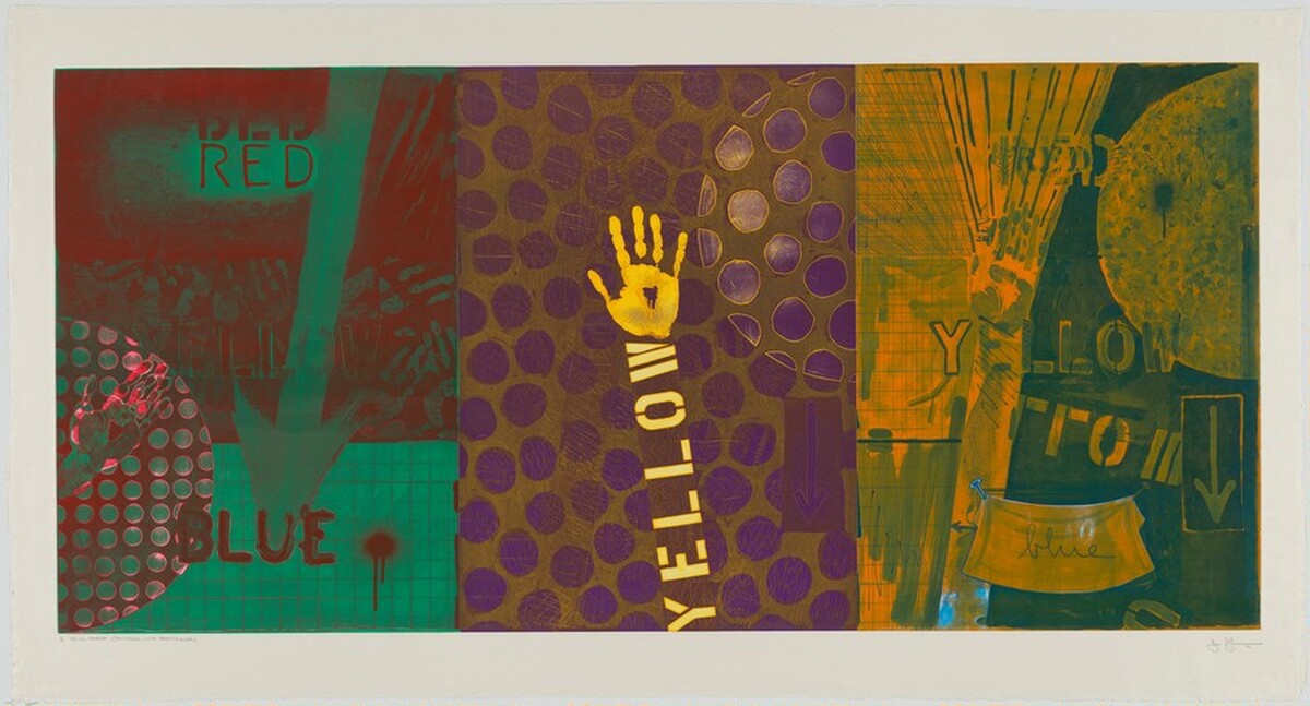 Untitled [Primaries with Secondaries] [trial proof] by Jasper Johns