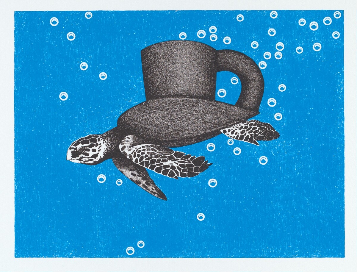 Sea Turtle Cup by Ken Price