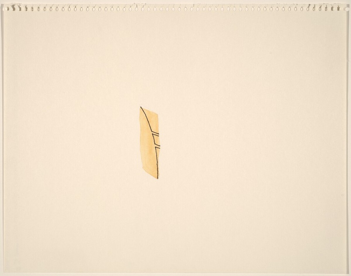 #3 Summer "Collage" Drawing by Richard Tuttle