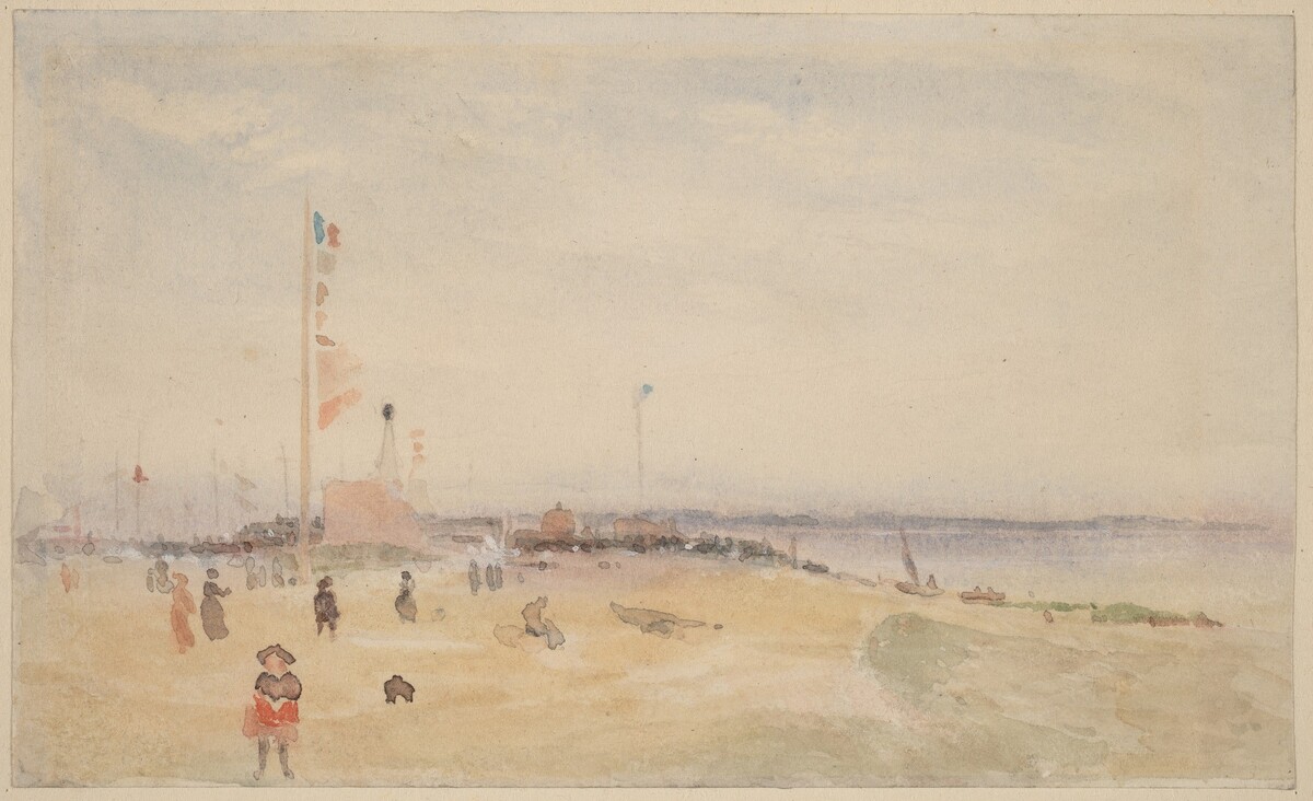 Pourville-sur-Mer by Follower of James McNeill Whistler