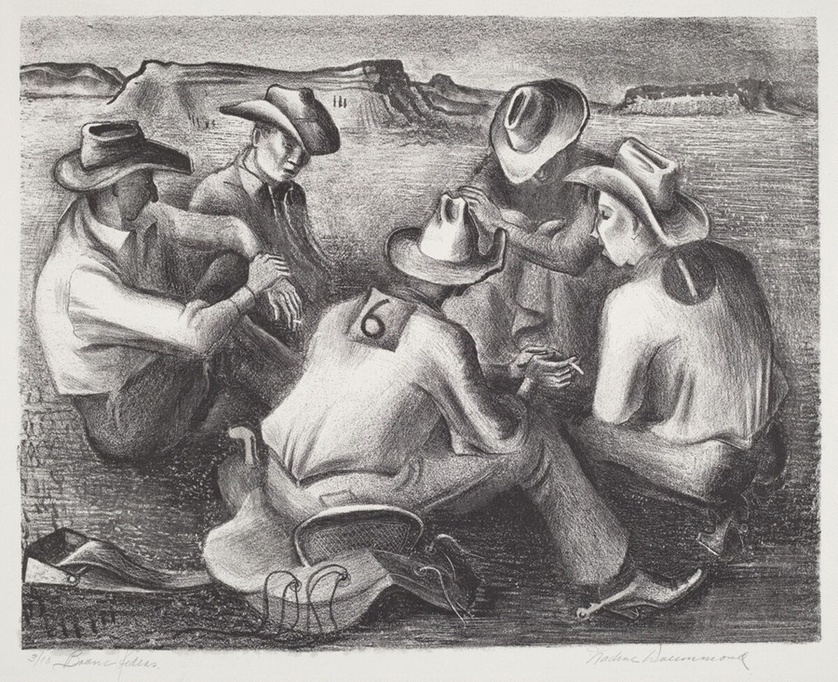 Bronc Riders by Nadine Drummond