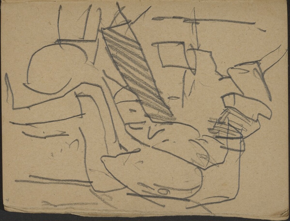 Sitzende Figuren (Seated Figures) [p. 7] by Max Beckmann