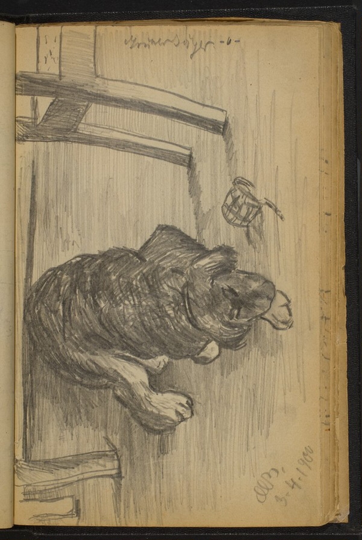 Dog Resting by Max Beckmann