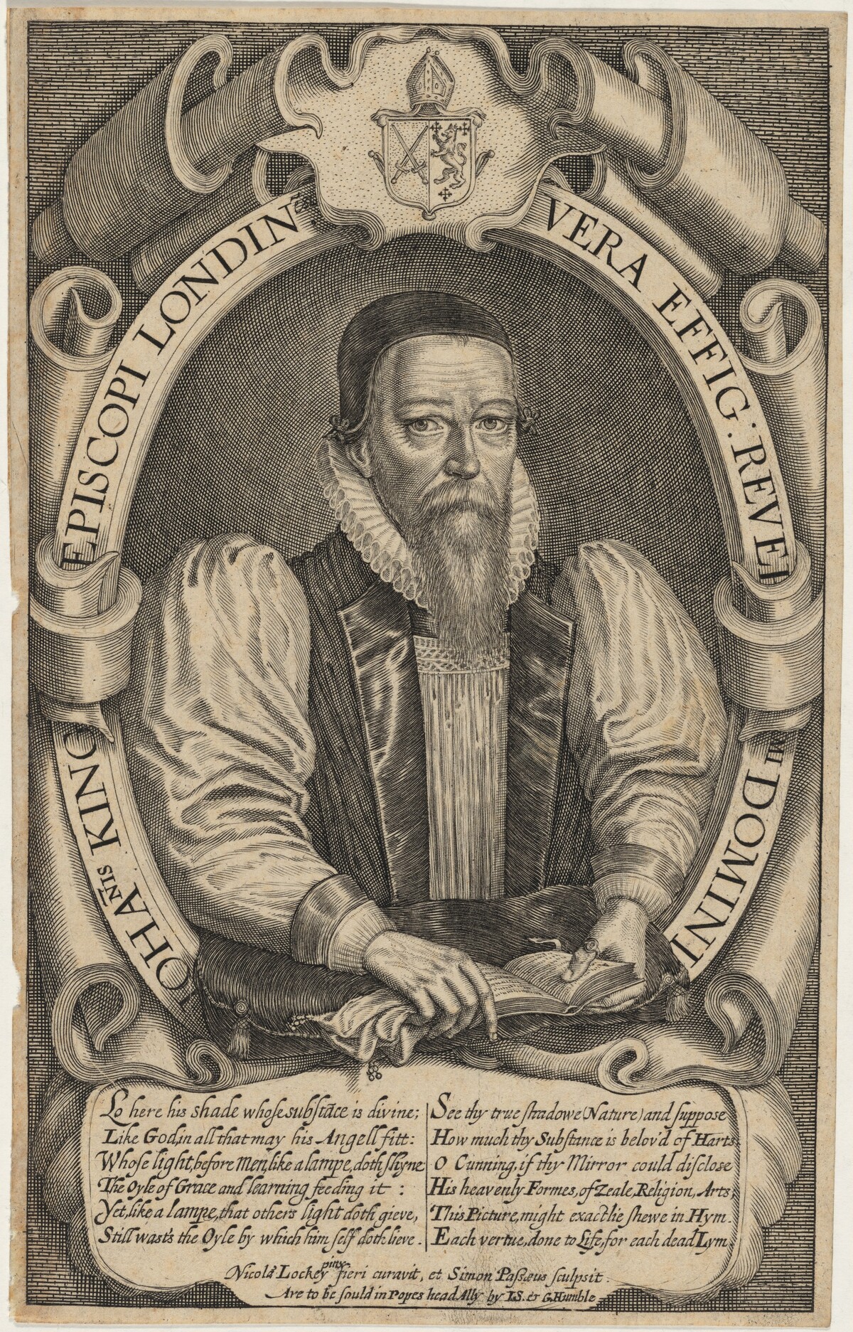 John King, Bishop of London by Simon de Passe