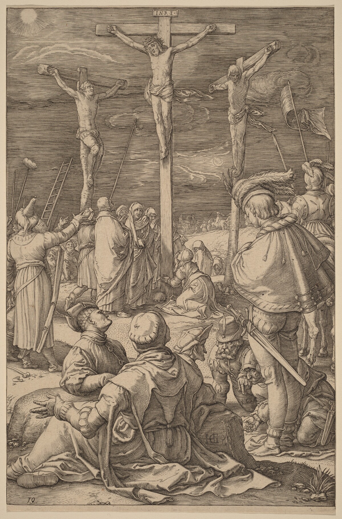 The Crucifixion by Hendrik Goltzius