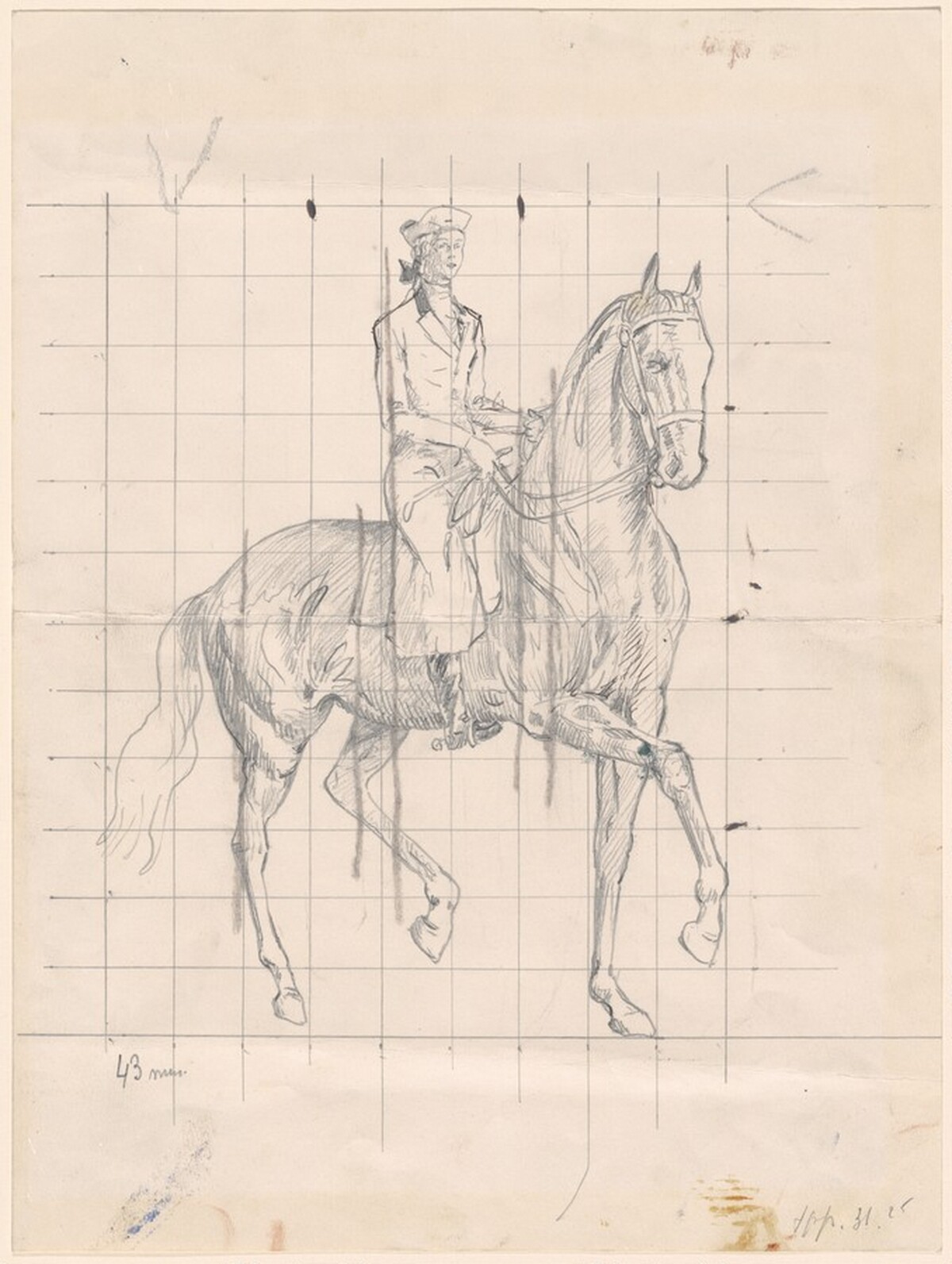 Study for "The Blank Signature" by René Magritte