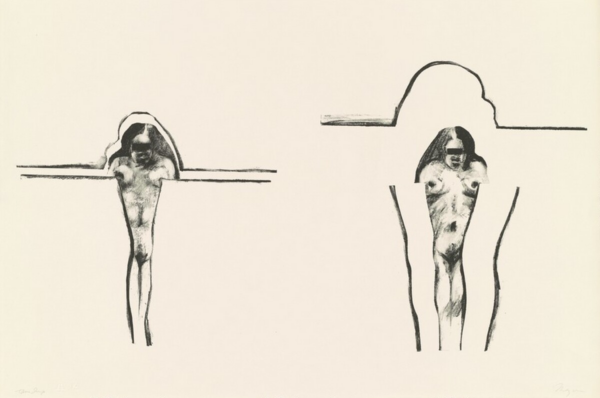 Angelina's Legs (1) by Michael Mazur