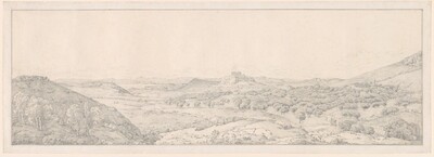 Panorama toward Athens from the Garden of Aphrodite