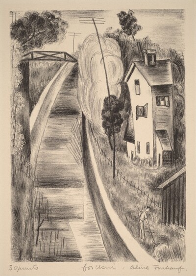 Untitled (Landscape with Trestle Bridge)